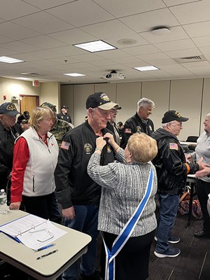 Honorary Partner ceremony for MA VVA Chapter 207 by the MA New Bedford Chapter NSDAR.